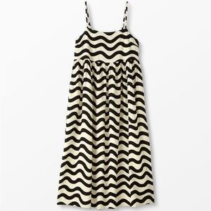 Hanna Andersson Black and White Wave Dress - Women’s